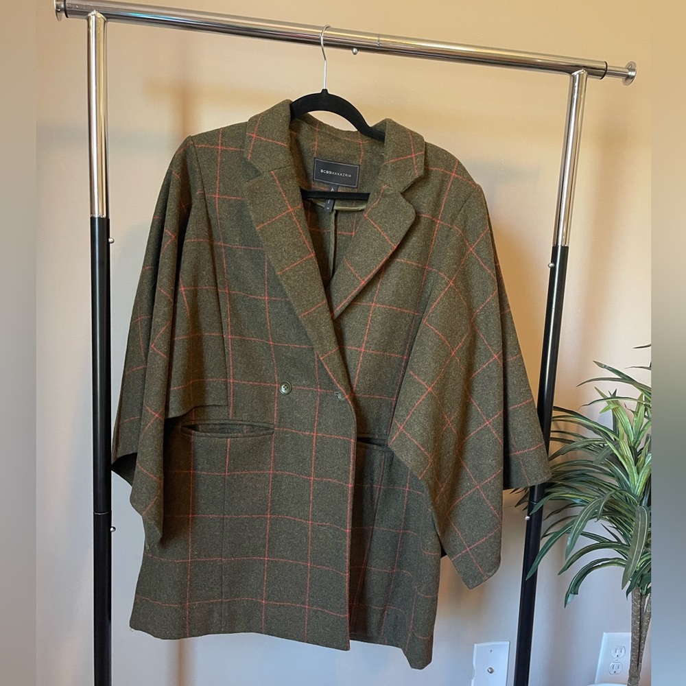 Medium BCBGMaxAzria Flannel Jacket